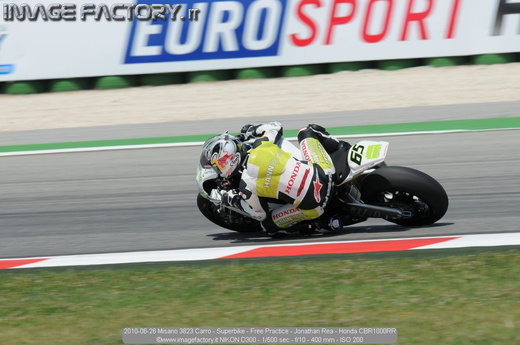 2010-06-26 Misano 3823 Carro - Superbike - Free Practice - Jonathan Rea - Honda CBR1000RR